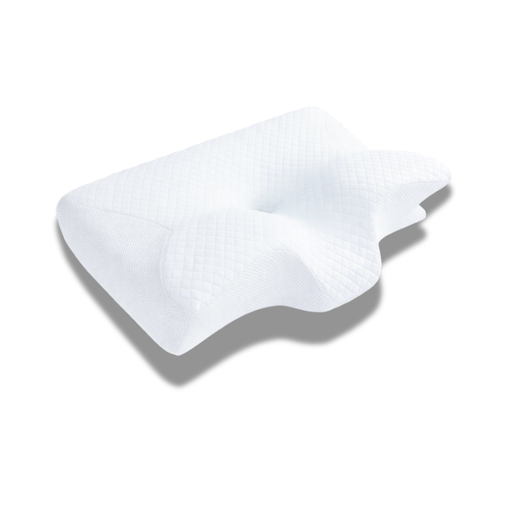 Oreiller ergonomique cervical. Conçu pour combattre les douleurs pour des réveils sans tension.
