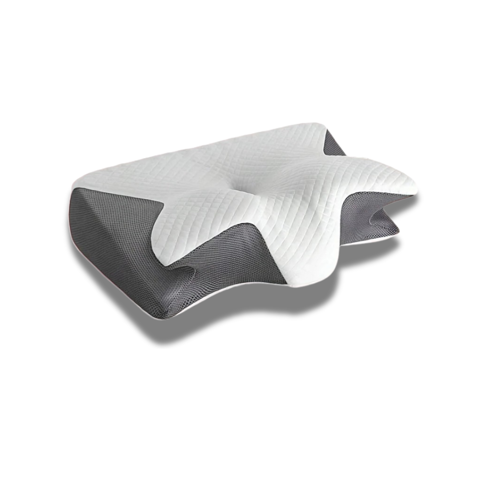 Oreiller ergonomique cervical. Conçu pour combattre les douleurs pour des réveils sans tension.