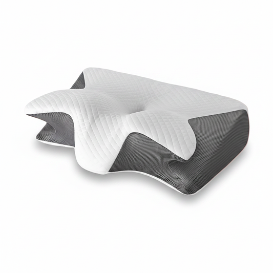 Oreiller ergonomique cervical blanc – mémoire de forme Ergonoz™